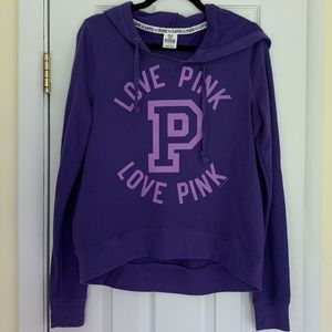 VS PINK crop hoodie